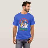 Eerste Kerstmis als leraar - Kerstsneeuwpoppen T-shirt (Voorkant volledig)