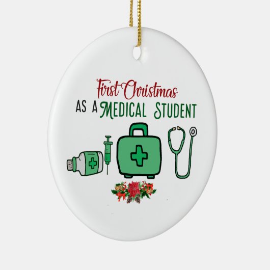 Eerste Kerstmis als medisch student Ornament Medi (Rechts)