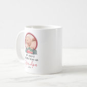 Eerste Kerstmis als Mok met fotokoffie als opa (Voorkant links)