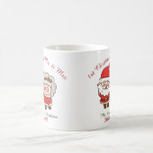 Eerste Kerstmis als Mr. en Mrs Cute Santa Mrs Clau Koffiemok (Center)
