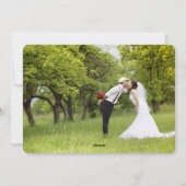 Eerste Kerstmis als Mr en Mrs. Two Photo Card Feestdagenkaart (Achterkant)