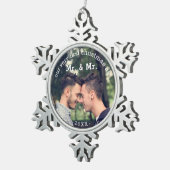 Eerste Kerstmis als Mr. & Mr. Keepomwille Ornament (Rechts)