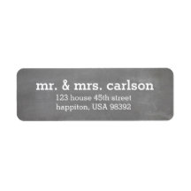 Eerste Kerstmis als Mr & Mrs Chalkboard |