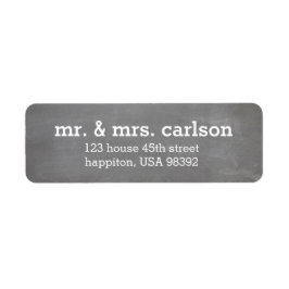 Eerste Kerstmis als Mr & Mrs Chalkboard | Etiket