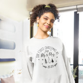 Eerste Kerstmis als Mr & Mrs gepersonaliseerd Trui