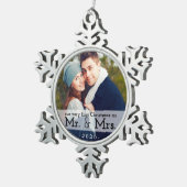 Eerste Kerstmis als Mr & Mrs Keepomwille Ornament (Rechts)