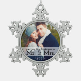 Eerste Kerstmis als Mr & Mrs Keepomwille Ornament