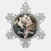 Eerste Kerstmis als Mr & Mrs Keepomwille Ornament (Voorkant)