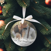 Eerste Kerstmis als Mr. & Mrs Photo Ornament