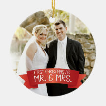 Eerste Kerstmis als Mr. & Mrs Photo Red