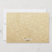 Eerste Kerstmis als Mr. & Mrs. Red en Gold Card Feestdagenkaart (Achterkant)