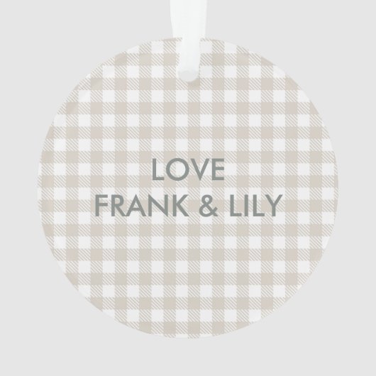 Eerste Kerstmis als nieuwe mama Ornament (achterkant)