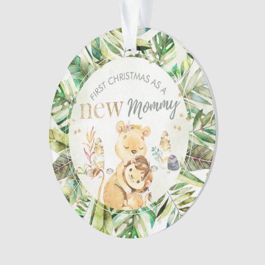 Eerste Kerstmis als nieuwe mama Ornament (voorkant)