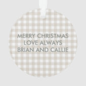 Eerste Kerstmis als nieuwe mammie Ornament (achterkant)