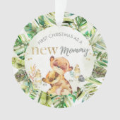 Eerste Kerstmis als nieuwe mammie Ornament (voorkant)