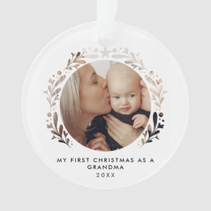 Eerste Kerstmis als oma/Granny/Nana/Andere foto Ornament
