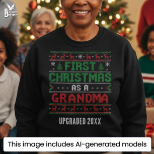 EERSTE KERSTMIS ALS OMA Lelijke Kerstmis Trui