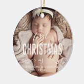 Eerste Kerstmis als opa Grandpa Ornament (Links)