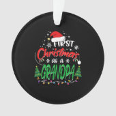 Eerste Kerstmis als Opa Nieuwe Opa Ornament (voorkant)