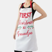 Eerste Kerstmis als opa Schort (Insitu)