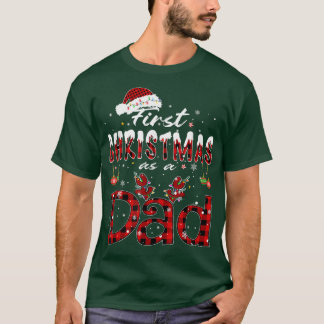 Eerste Kerstmis als pap 1 kerstmis T-shirt