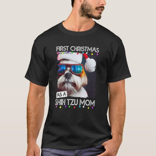 Eerste Kerstmis als sjiitische Tzu-moeder T-shirt (Voorkant)
