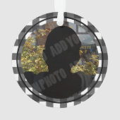 Eerste Kerstmis als tante Red Truck Foto Ornament (achterkant)