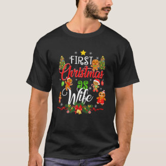 Eerste Kerstmis als vrouw familie komt overeen met T-shirt