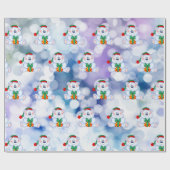 Eerste Kerstmis baby Cadeaupapier (Vlak)