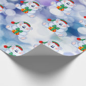 Eerste Kerstmis baby Cadeaupapier (Hoek)