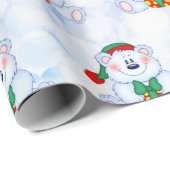 Eerste Kerstmis baby Cadeaupapier (Rol Hoek)
