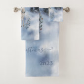 Eerste Kerstmis, Baby Deer, Winterlandschap Bad Handdoek (Insitu)