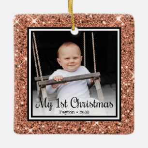Eerste Kerstmis baby Keramisch Ornament