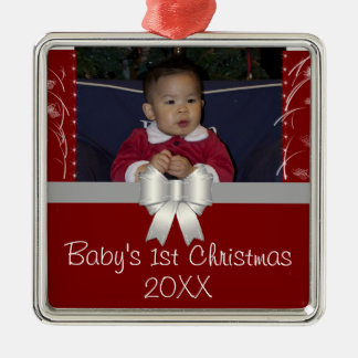 Eerste Kerstmis baby Metalen Ornament