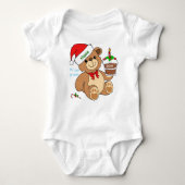 Eerste Kerstmis baby Romper (Voorkant)