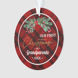 Eerste Kerstmis Custom Branded van grootouder Ornament