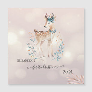 Eerste Kerstmis, Cute Deer Holiday