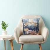 Eerste Kerstmis Cute Huwelijkscadeau Nieuwgetrouwd Kussen (Stoel)