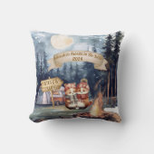 Eerste Kerstmis Cute Nieuwgetrouwd Huwelijkscadeau Kussen (Voorkant)