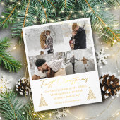 eerste kerstmis , de heer mrs 4 foto ' s collage g flyer