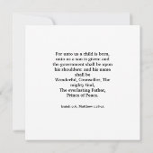 Eerste Kerstmis Drie Magi van Oud Reizen Ver Notitiekaartje (Achterkant)