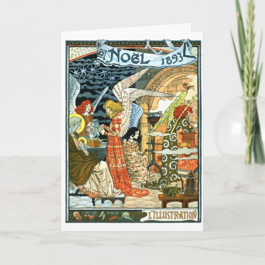 Eerste Kerstmis Feestdagen Kaart (Voorkant)