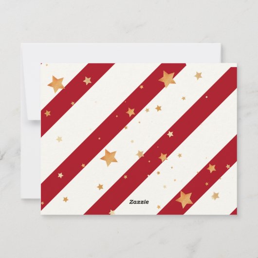 Eerste Kerstmis Feestdagenkaart (Achterkant)