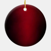 Eerste Kerstmis gepensioneerde elegante zwarte gli Keramisch Ornament (Achterkant)