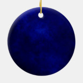 Eerste Kerstmis gepensioneerde koninklijke blauwe  Keramisch Ornament (Achterkant)