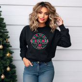 Eerste Kerstmis getrouwd en vrolijk T-shirt