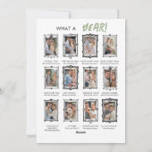 Eerste kerstmis getrouwd leuk huwelijksaankondigin feestdagenkaart (Achterkant)