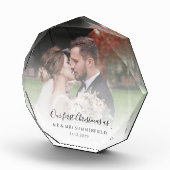 Eerste kerstmis getrouwd trouwdag foto van koppel (Rechts)