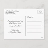 Eerste Kerstmis getrouwd verloofd goud | FOTO Feestdagenkaart (Achterkant)