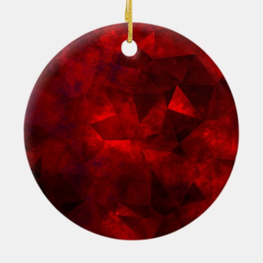 Eerste Kerstmis getrouwd zwart rood glitter druppe Keramisch Ornament (Achterkant)